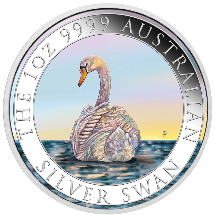 Perth Mint Perth Mint | Perth Mint Australian Swan 2023 1 Oz Silver Coloured Coin