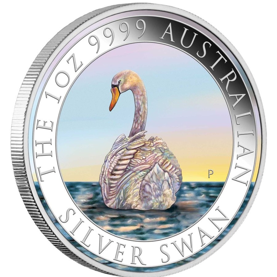 Perth Mint Perth Mint | Perth Mint Australian Swan 2023 1 Oz Silver Coloured Coin