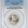 Pcgs Royal Australian Mint | 1976 Australian 10C Pcgs Ms66