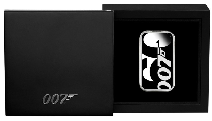 Perth Mint Perth Mint | 60 Years Of Bond 2022 1Oz Silver Proof Coloured Rectangular Coin