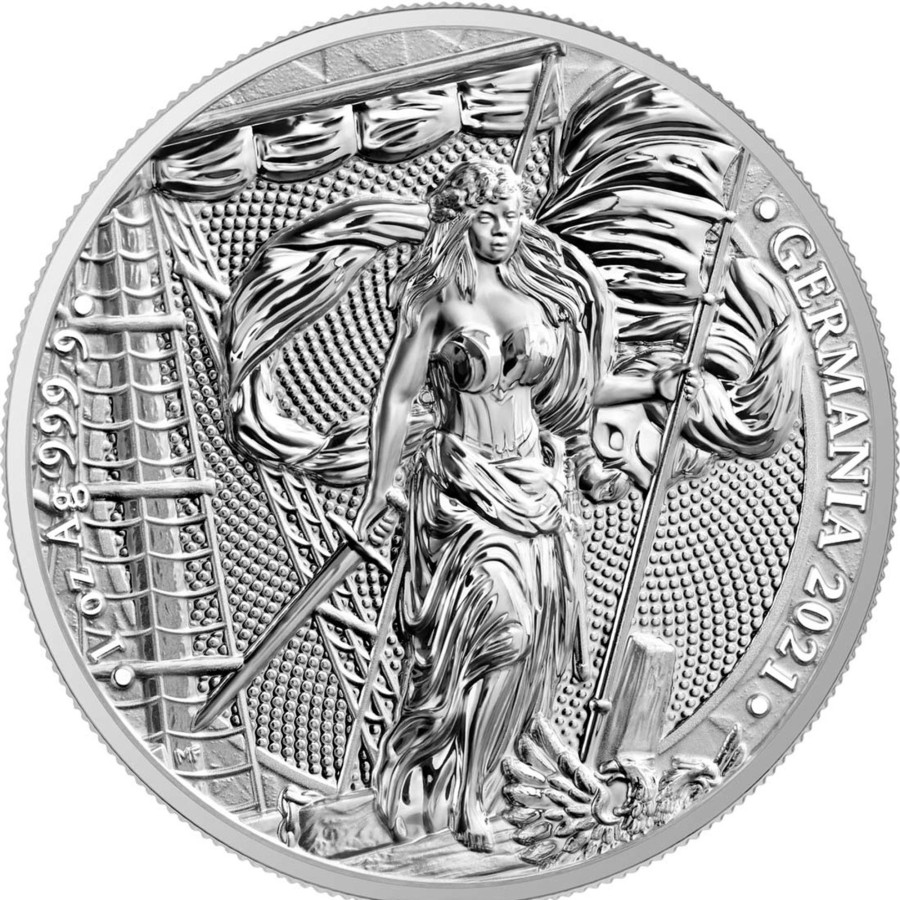 Premium Bullion Germania Mint | 2021 Germania Mint 1Oz .9999 Silver Bu Coin - Germania