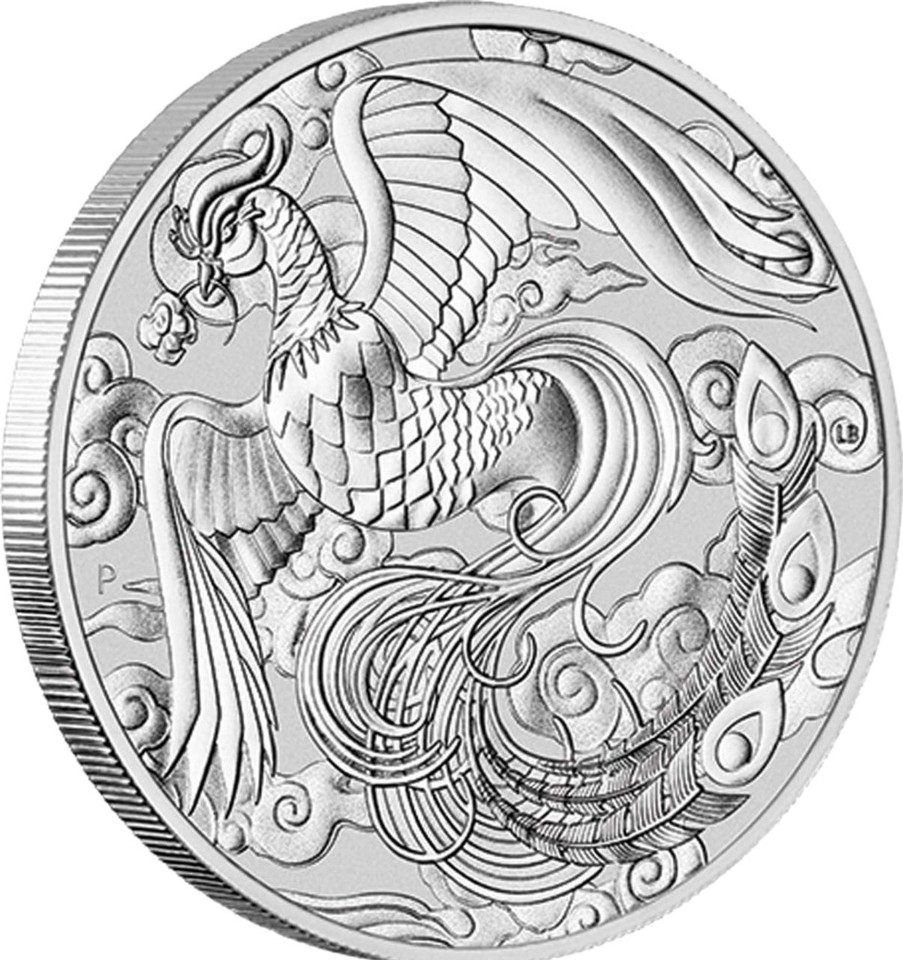 Perth Mint Perth Mint | Perth Mint Chinese Myths And Legends - Phoenix 1 Oz Silver 2022 Coin