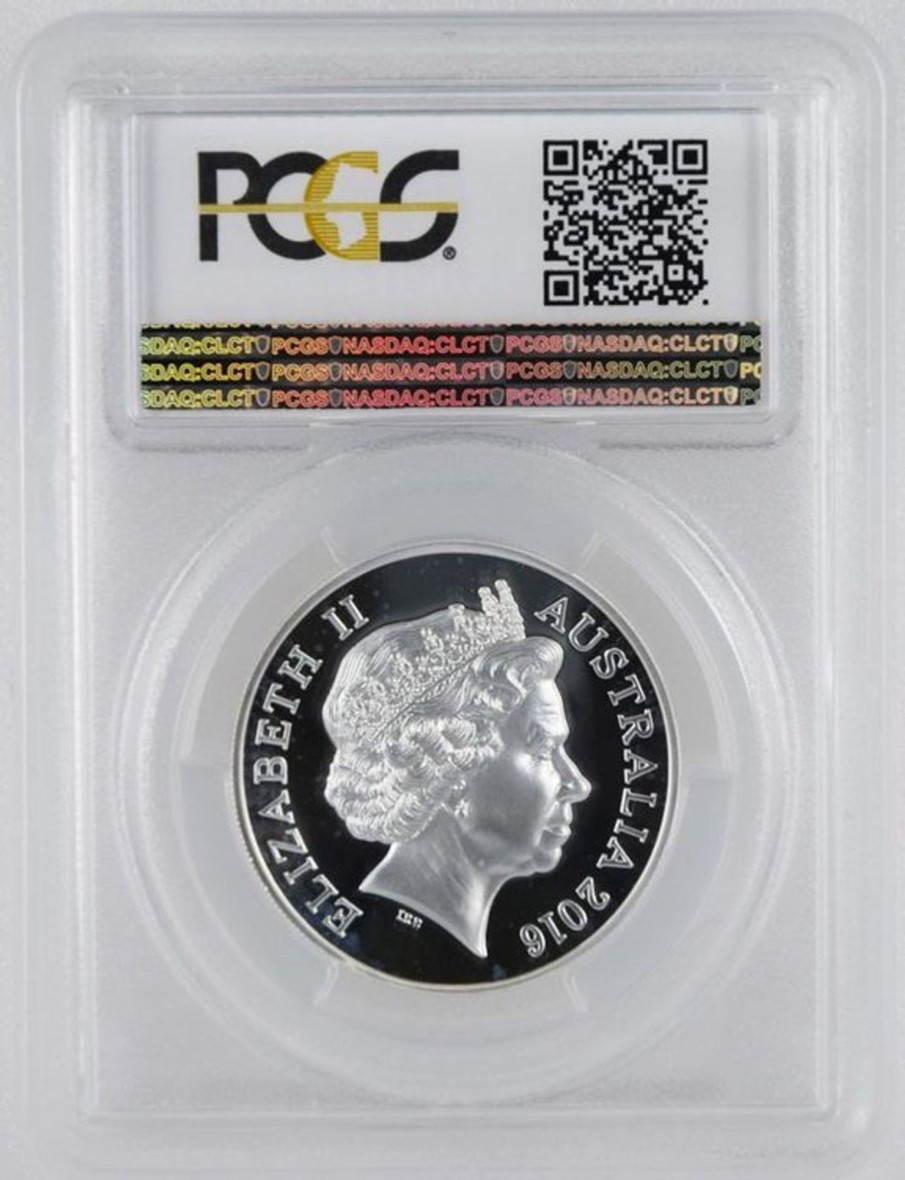 Pcgs Royal Australian Mint | 2016 Proof $5 Monty Silver High Relief Pcgs Graded Pr68 Dcam