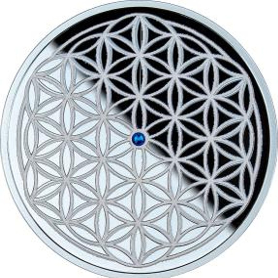 World Coins Mint of Poland | Mint Of Poland Flower Of Life Silver Coin 500 Francs Cfa Cameroon 2022