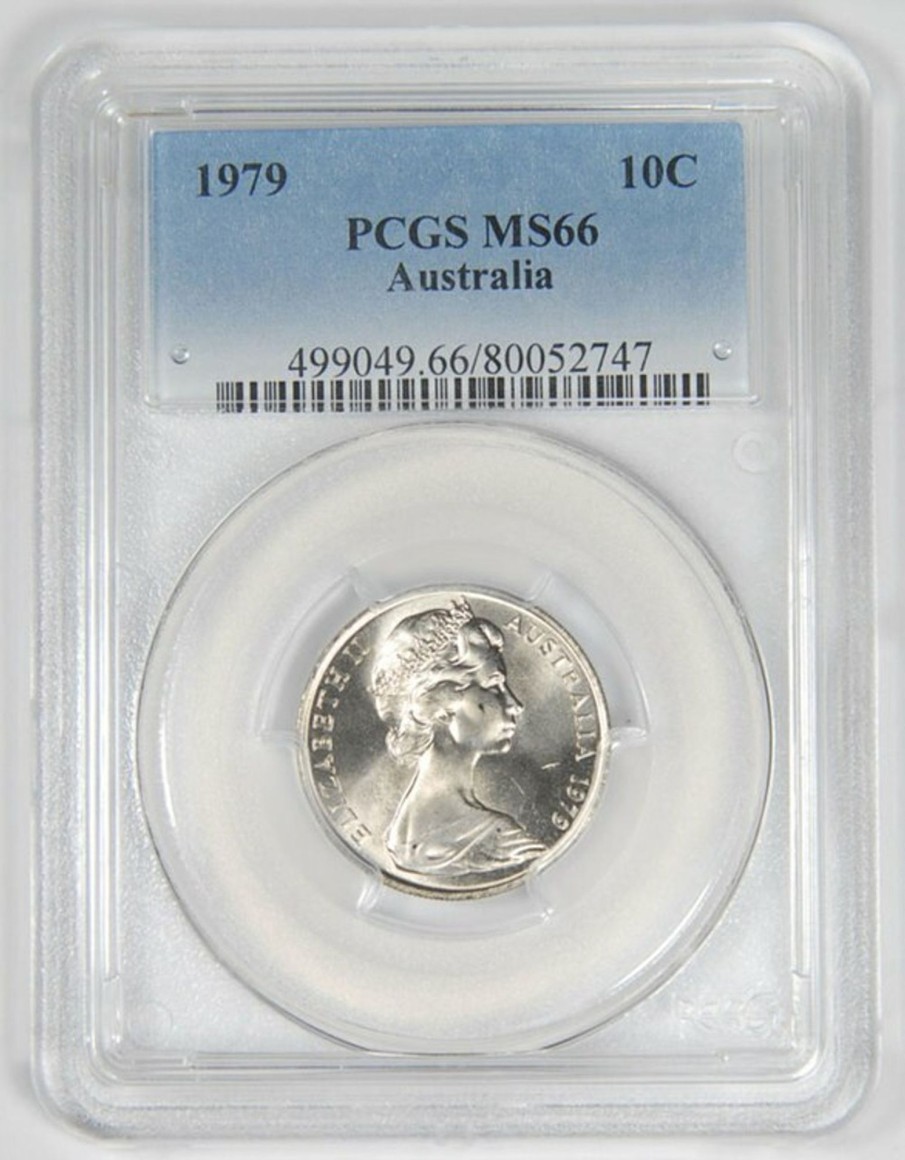 Pcgs Royal Australian Mint | 1979 Australian 10C Pcgs Ms66