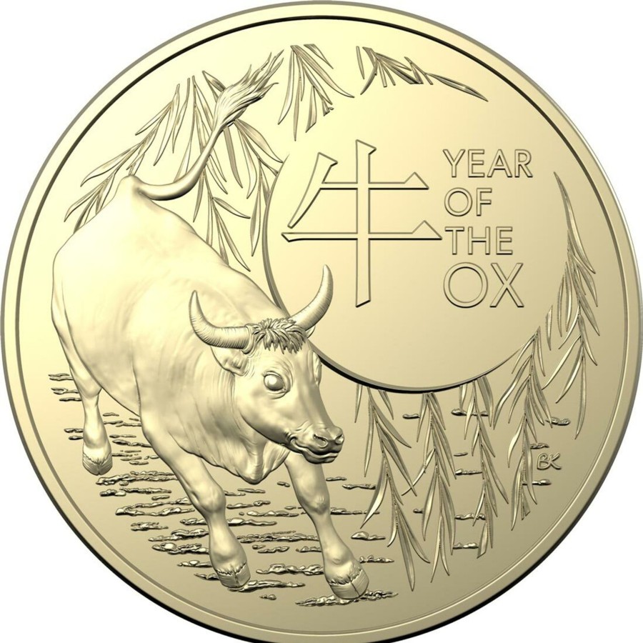 Royal Australian Mint Royal Australian Mint | 2021 $1 Albr Uncirculated Two Coin Set - Year Of The Ox