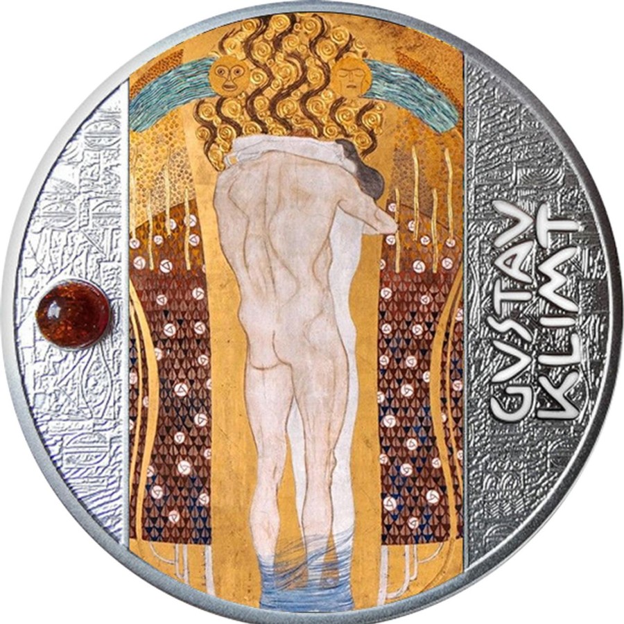 World Coins Mint of Poland | 2021 Cameroon 500 Francs Silver Proof Coin - Gustav Klimt "Beethoven Frieze"