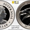 Pcgs Perth Mint | 2022-P $1 Wedge-Tailed Eagle High Relief, Pcgs Pr70 Dcam