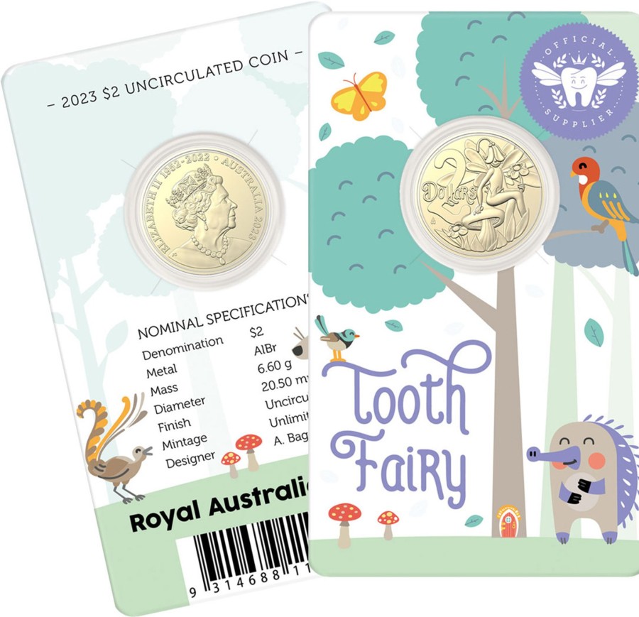 Royal Australian Mint Royal Australian Mint | Tooth Fairy 2023 $2 Unc Coin