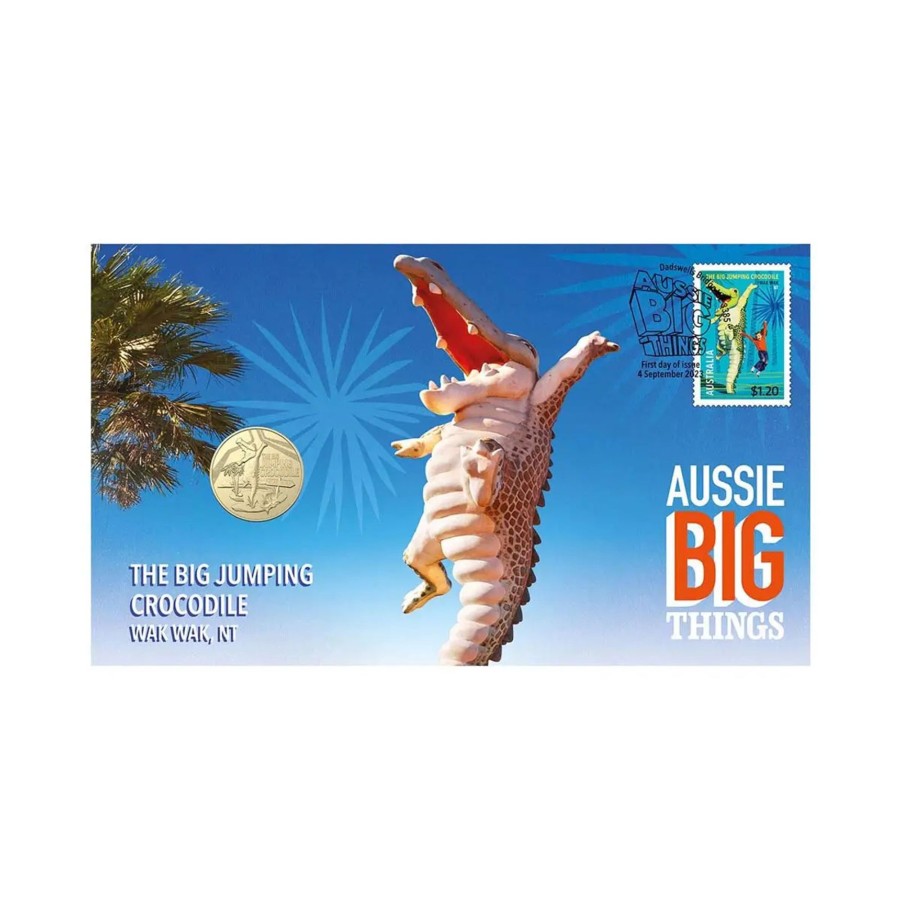 Pnc Royal Australian Mint | Australia Post | Royal Australian Mint Aussie Big Things The Big Jumping Crocodile 2023 Pnc