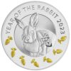 World Coins Mint of Poland | Year Of The Rabbit (7 Elements) 2023 Niue $1 17.5 G Silver Proof Coin