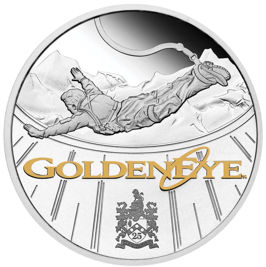 Perth Mint Perth Mint | 2020 1Oz Silver Proof Coin - James Bond Golden Eye 25Th Anniversary