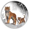 Perth Mint Perth Mint | Perth Mint 2022 Year Of The Tiger 2 Oz Silver Coloured Coin - Lunar Series Iii