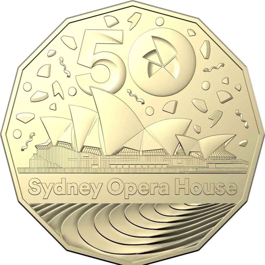 Royal Australian Mint Royal Australian Mint | Royal Australian Mint Sydney Opera House 50Th Anniversary 2023 50C Unc Coin