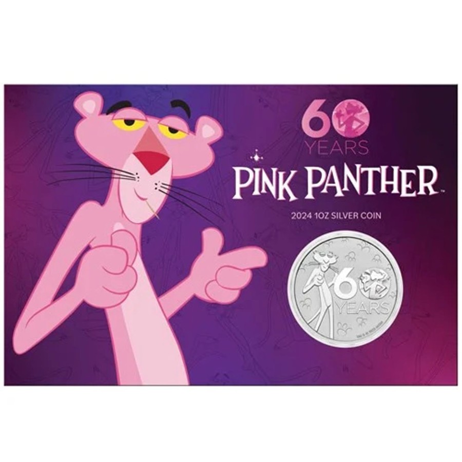 Perth Mint Perth Mint | Perth Mint Pink Panther 60Th Anniversary 2024 1Oz Silver Coin In Card