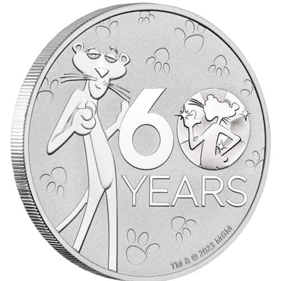 Perth Mint Perth Mint | Perth Mint Pink Panther 60Th Anniversary 2024 1Oz Silver Coin In Card