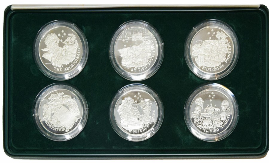 Royal Australian Mint Royal Australian Mint | 1988 Bicentenary Silver Commemorative Medallion Set