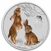 Perth Mint Perth Mint | Perth Mint 2023 Year Of The Rabbit 1 Oz Silver Coloured Coin