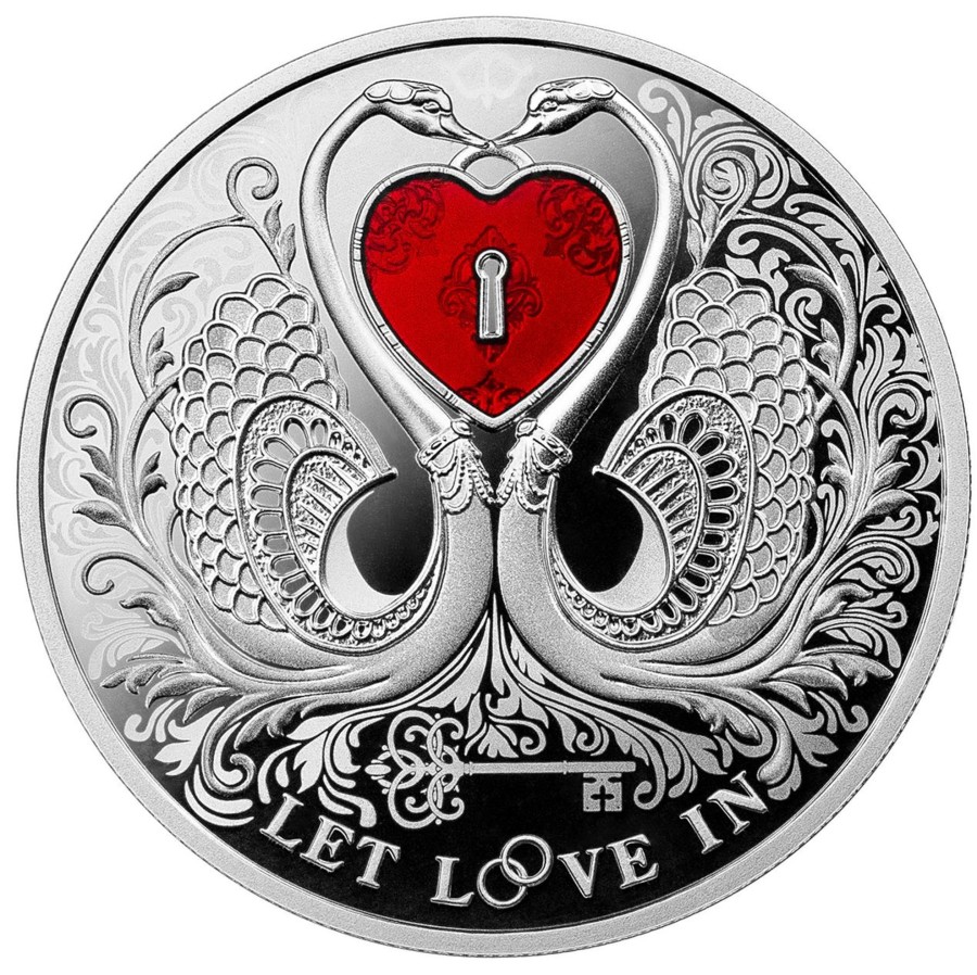 World Coins Mint of Poland | 2022 Niue $1 Silver Proof Coin - Let Love In