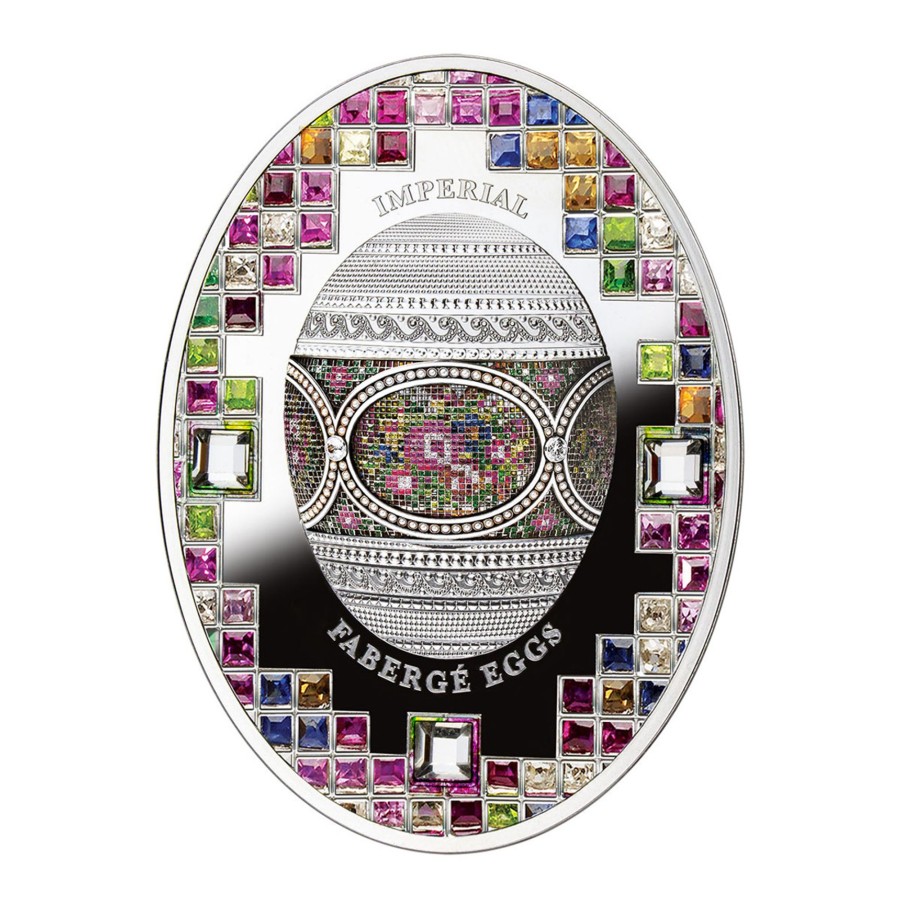 Mint Of Poland Mint of Poland | 2021 Niue $2 Silver Proof Coin - Imperial Faberge Eggs - Mosaic Egg