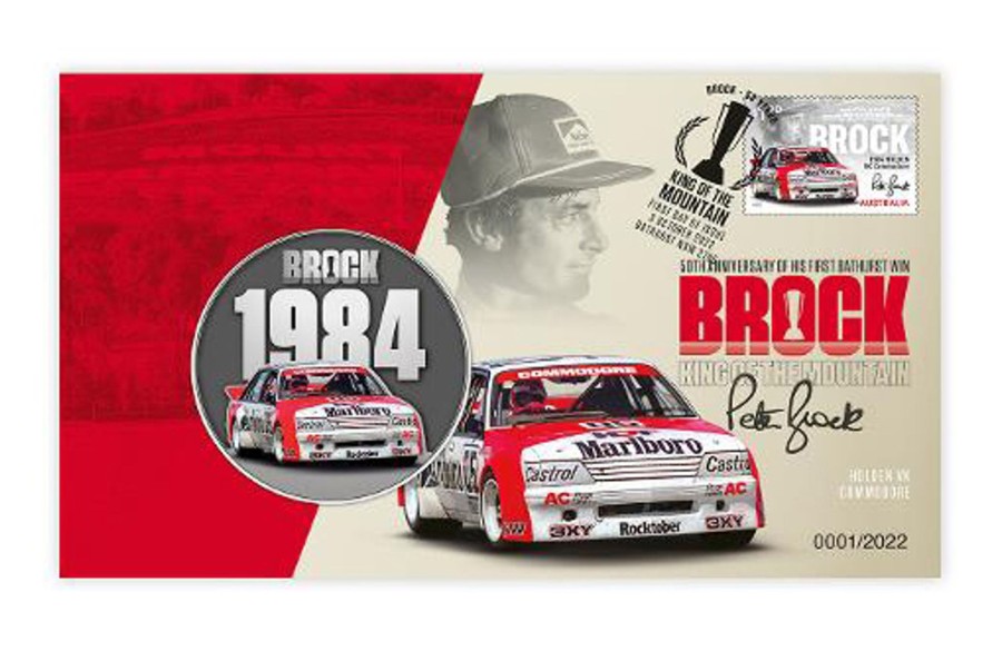 Pnc Australia Post | 1984 Holden Vk Commodore Brock 50 Years Stamp And Medallion Cover