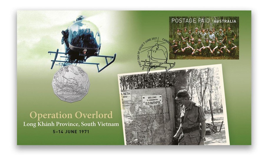 Royal Australian Mint Australia Post | 2021 Operation Overlord Stamp And Coin Cover Pnc