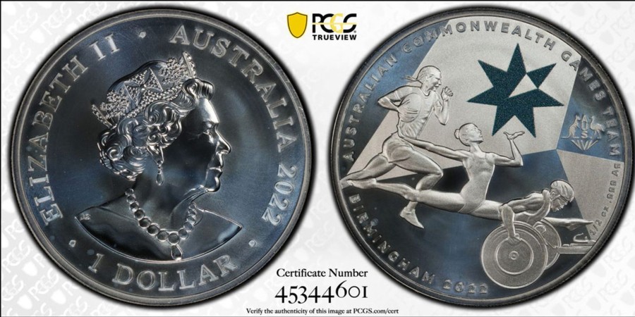 Pcgs Royal Australian Mint | 2022 Silver $1 Commonwealth Games Pcgs Ms68 #2