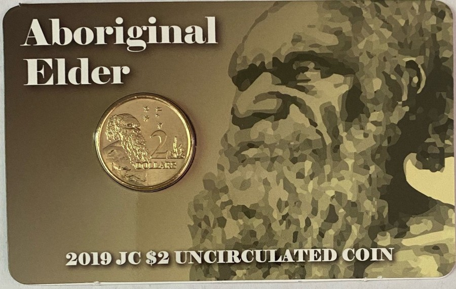 $2 Coins Royal Australian Mint | Royal Australian Mint 2019 $2 Jc Elder Carded Coin Unc - Tamper Proof Sealed Carded Coin