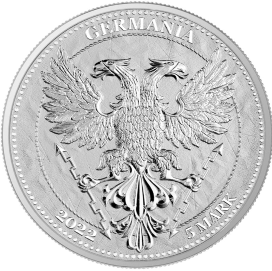 Premium Bullion Germania Mint | 2022 Linden Leaf 1 Oz Silver Bu