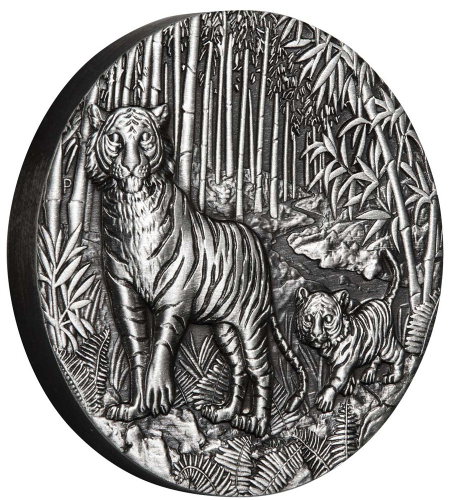 Perth Mint Perth Mint | 2022 2Oz Silver Antiqued Coin - Year Of The Tiger