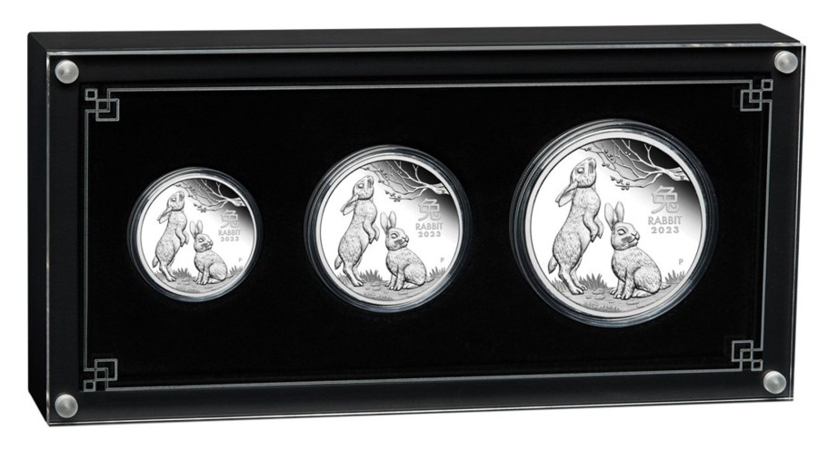 Perth Mint Perth Mint | Year Of The Rabbit 2023 Silver Proof Three-Coin Set