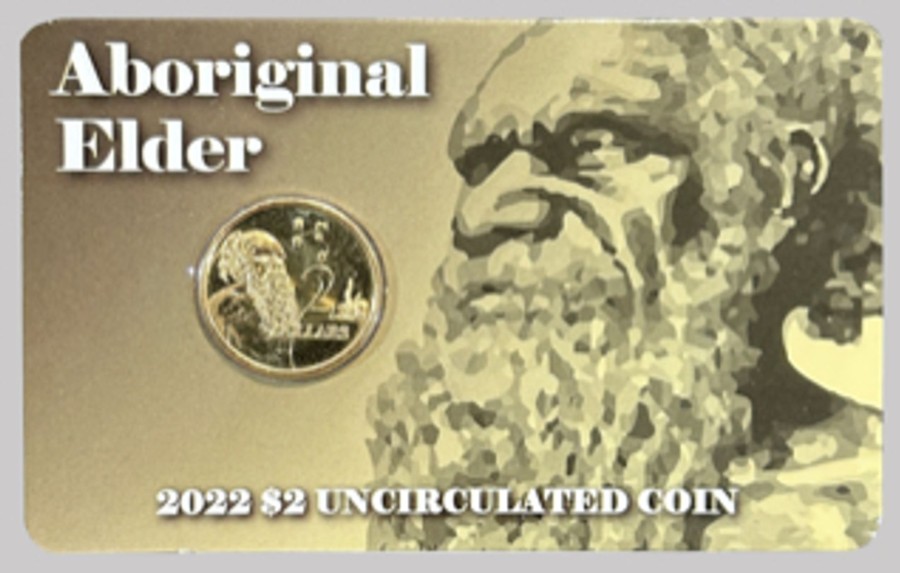 Royal Australian Mint Royal Australian Mint | Royal Australian Mint 2022 $2 Jc Elder Carded Coin Unc - Tamper Proof Sealed Carded Coin