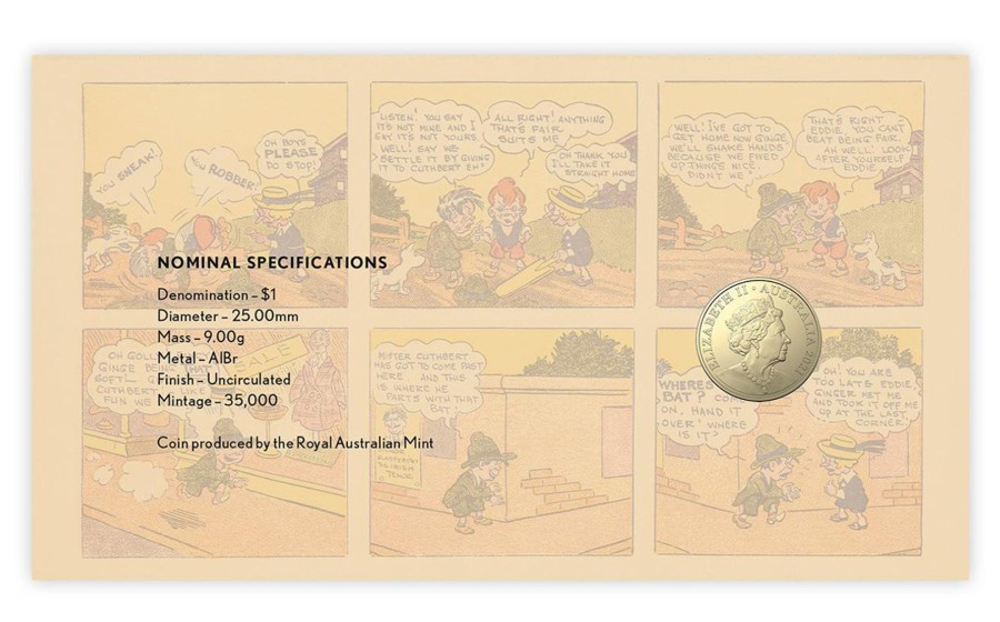 Pnc Australia Post | 100 Years Of Ginger Meggs Postal Numismatic Cover Pnc 1921