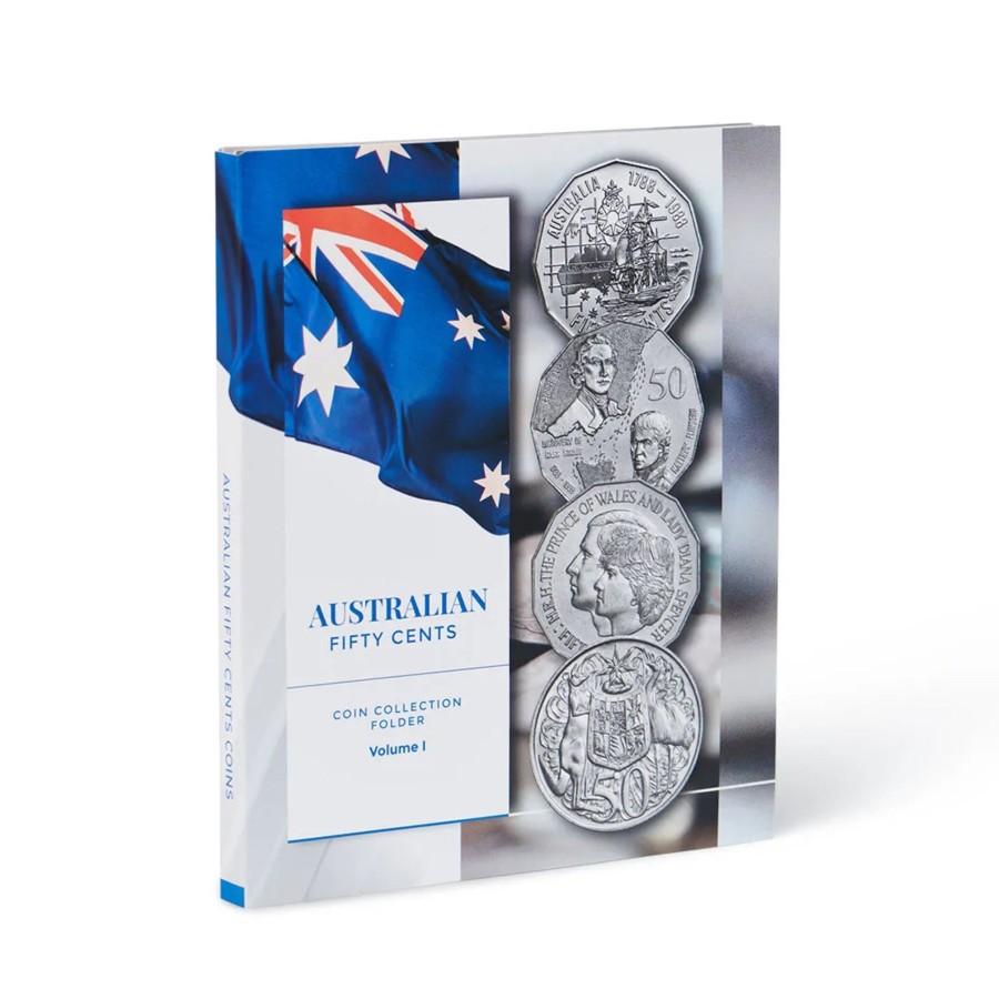 Accessories Publications 901 | Australian 50C Coin Collection Folders Volume I & Ii